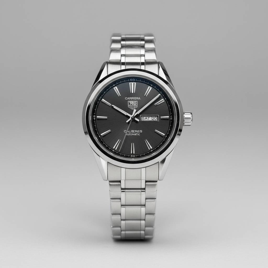 Tag Heuer Carrera - Calibre 5 - Stainless Steel - Black Dial
